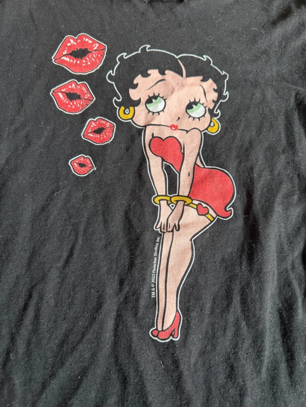 Betty Boop T-Shirt, Black